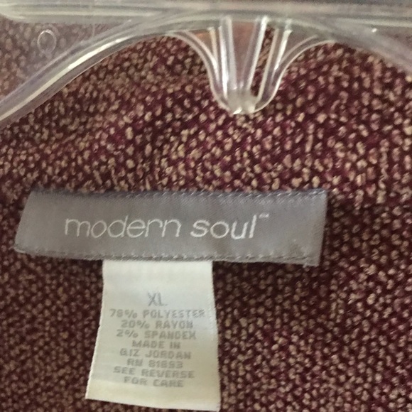 Modern soul jacket available red & brown  L & XL - Picture 5 of 8